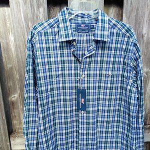 Vineyard Vines mens L/S plaid tucker shirt NWT
